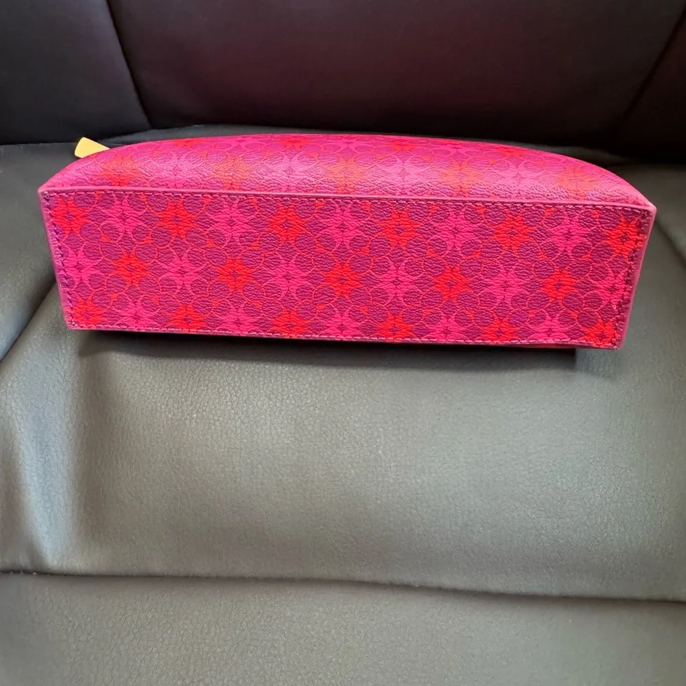 Coach Magenta Signature Cosmetic Case